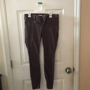 purple jeans